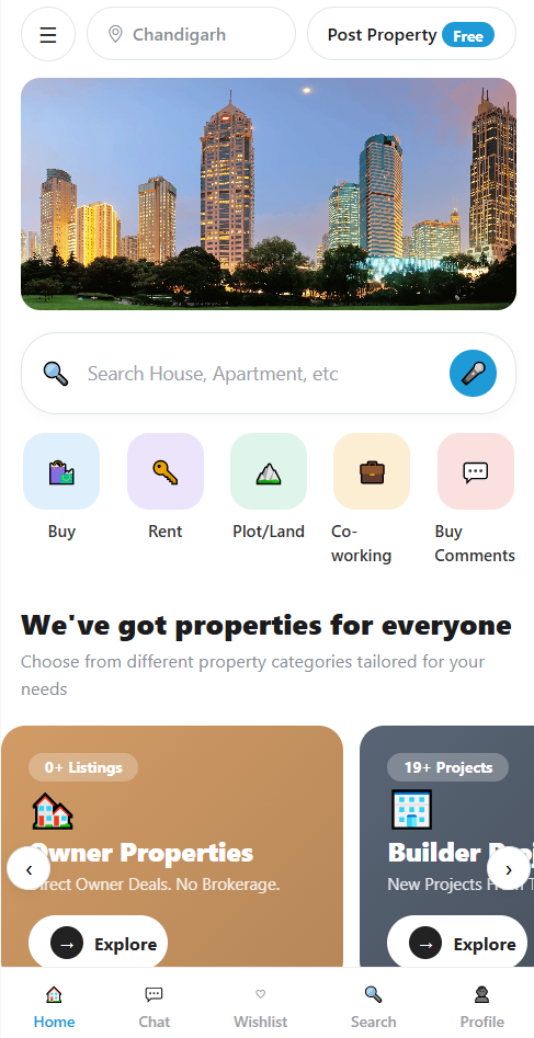 Hot Property Bazaar App Screenshot 1