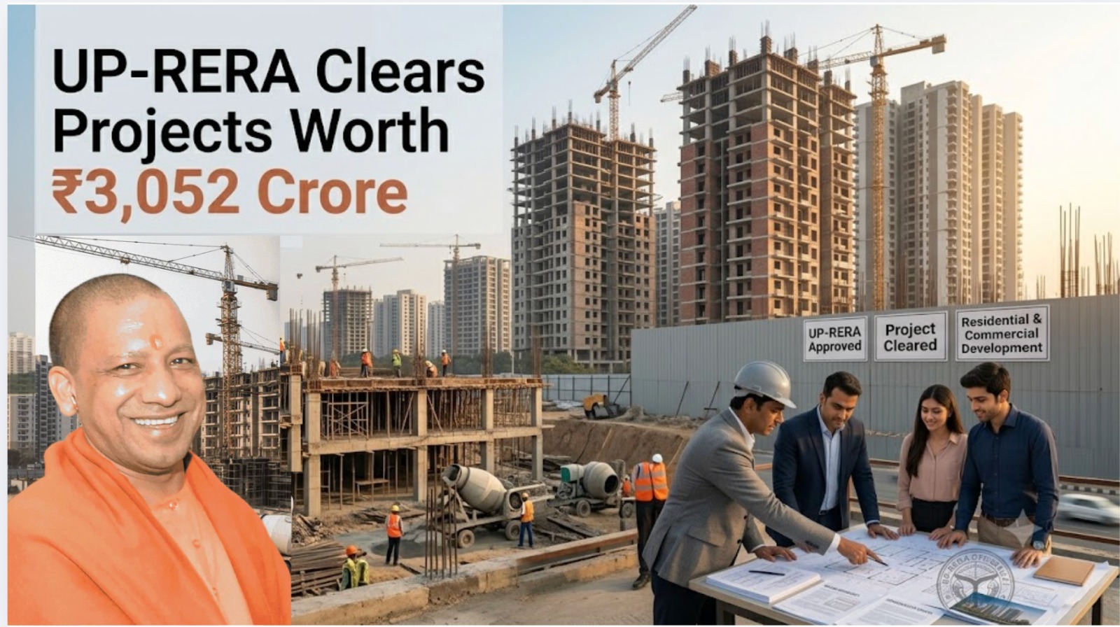 UP-RERA Clears Real Estate Projects Worth Over ₹3,000 Crore Across Uttar Pradesh