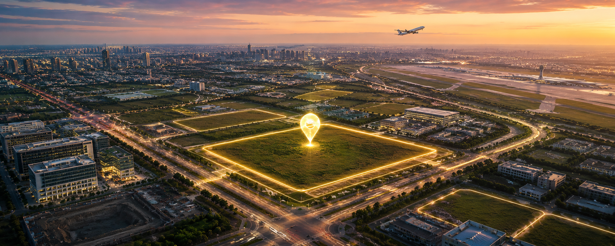 Commercial Plot Reserve Price Touches ₹758 Crore in Noida Ahead of Airport Launch