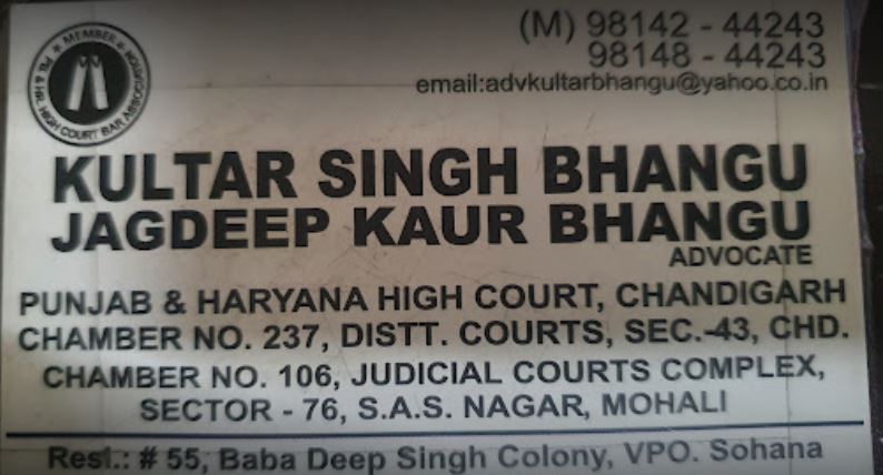 Advocate KSBhangu