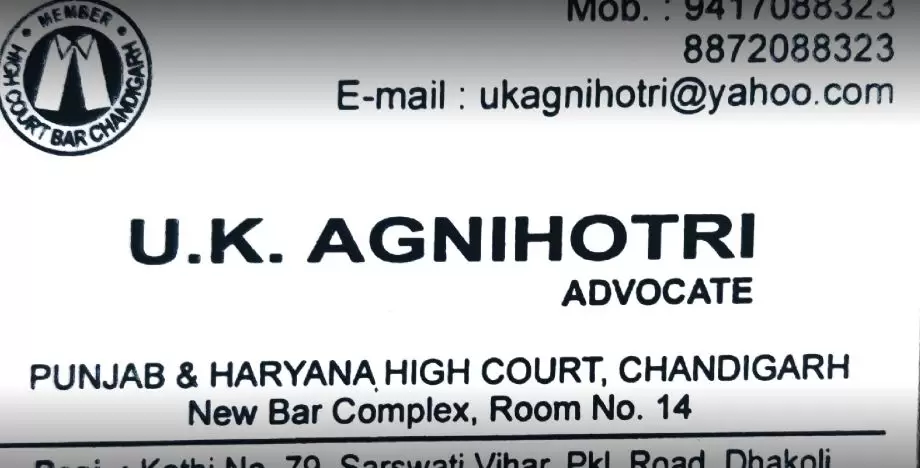 UK Agnihotri Advocate