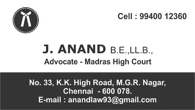 Anand J Advocate & IP Attorney