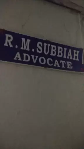 Lawyer RMSubbiah Advocate