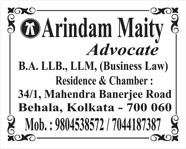 Advocate Arindam Maity