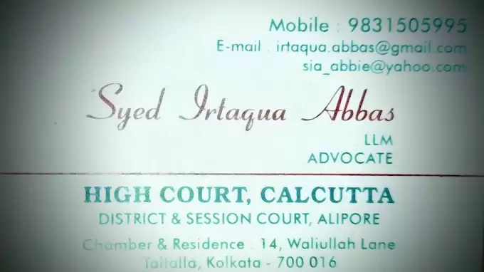 Syed Irtaqua Abbas Advocate