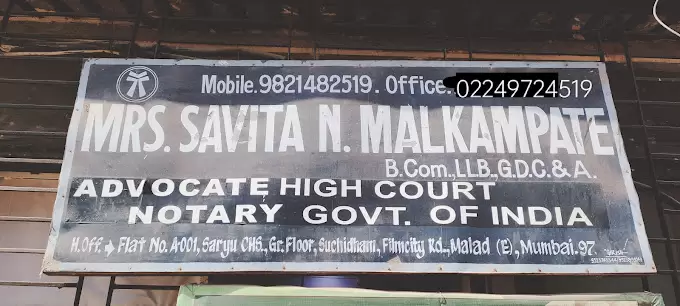 Adv Savita Malkampate