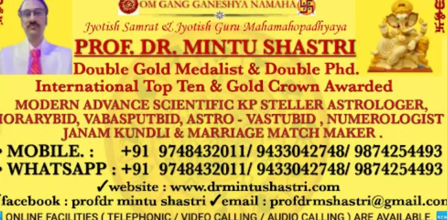 Prof Dr Mintu Shastri