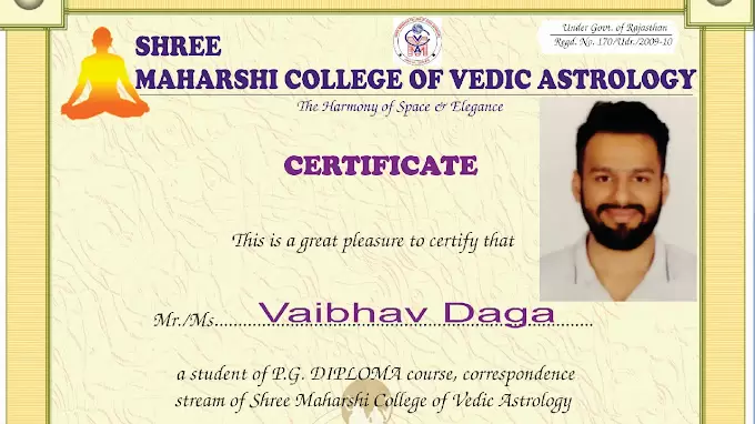 Astrologer Vaibbhav Daga