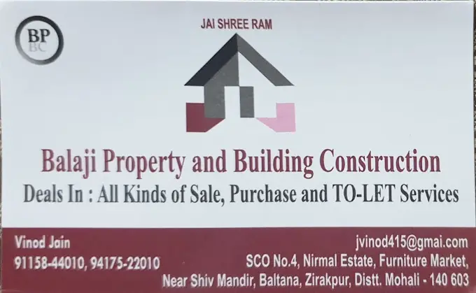 Balaji Property And Building Construction