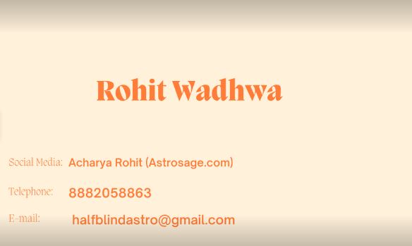 Acharya Rohit Wadhwa