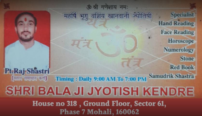 Shri Bala Ji Jyotish Consultant