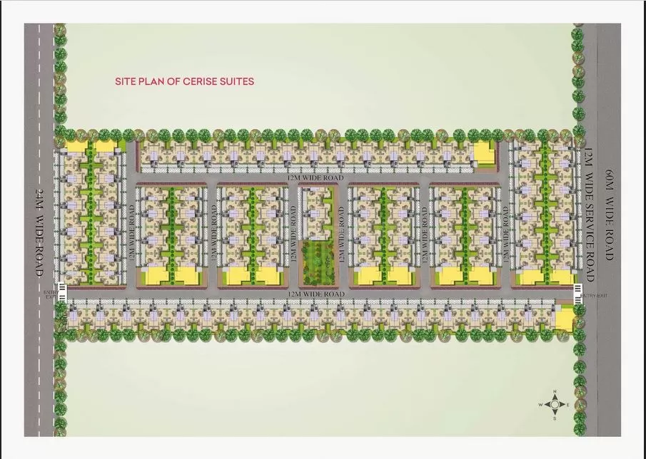 Central Park Flower Valley Cerise Floors image